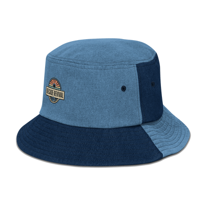 Decade Revival Logo Denim Bucket Hat - Decade Revival