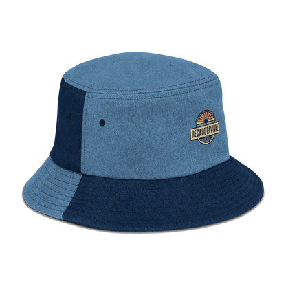 Decade Revival Logo Denim Bucket Hat - Decade Revival