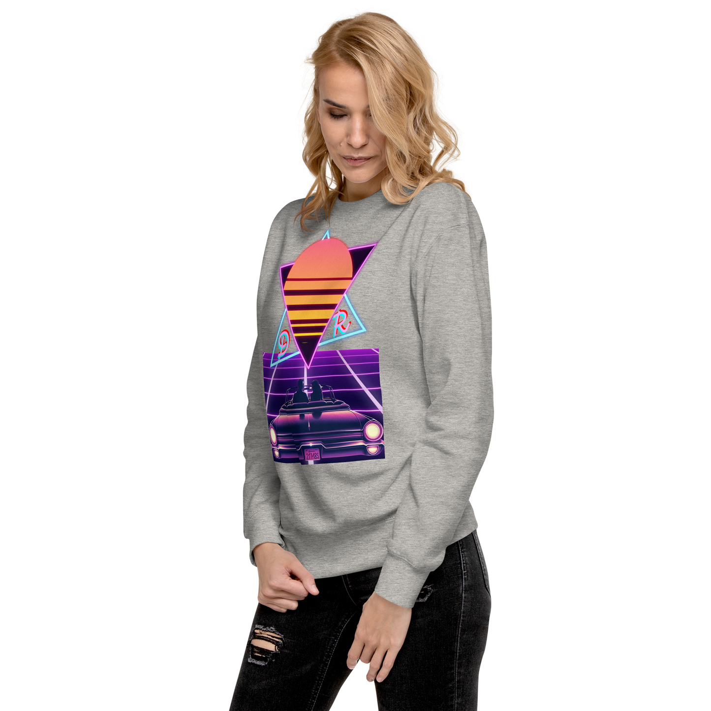 Neon Sunset Drive Women’s Sweatshirt